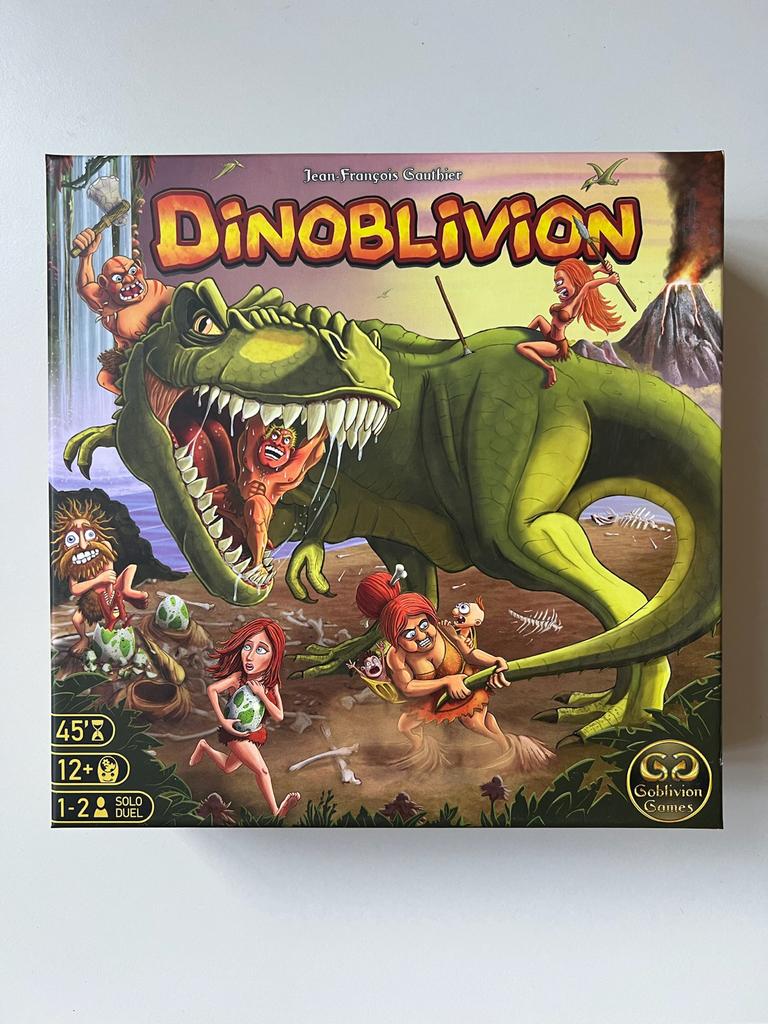 Dinoblivion Bordspel, Hobby en Vrije tijd, Gezelschapsspellen | Bordspellen, Een of twee spelers, Ophalen of Verzenden, Zo goed als nieuw