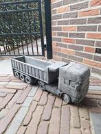 Betonbeeld Scania Vrachtwagen met Oplegger, Tuin en Terras, Tuinbeelden, Ophalen, Nieuw, Beton, Overige typen