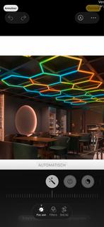 LED RGB HEXAGON  VERLICHTING . GARAGE / kapperszaak ENZ, Ophalen of Verzenden