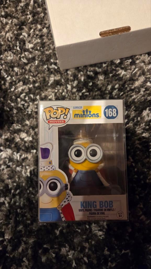 Funko Pop! Minions King Bob #168, Verzamelen, Poppetjes en Figuurtjes, Ophalen of Verzenden