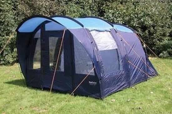 Tunneltent 3 -5 pers. Eurotrail Orlando 280, Caravans en Kamperen, Ophalen of Verzenden, Gebruikt, Tot en met 5