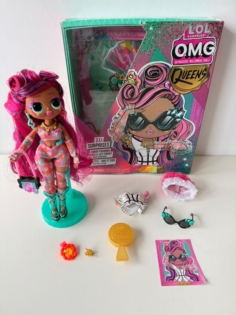 Pop Miss Divine / L.O.L. Surprise! OMG Queens Fashion Doll, Ophalen of Verzenden, Zo goed als nieuw, Overige typen