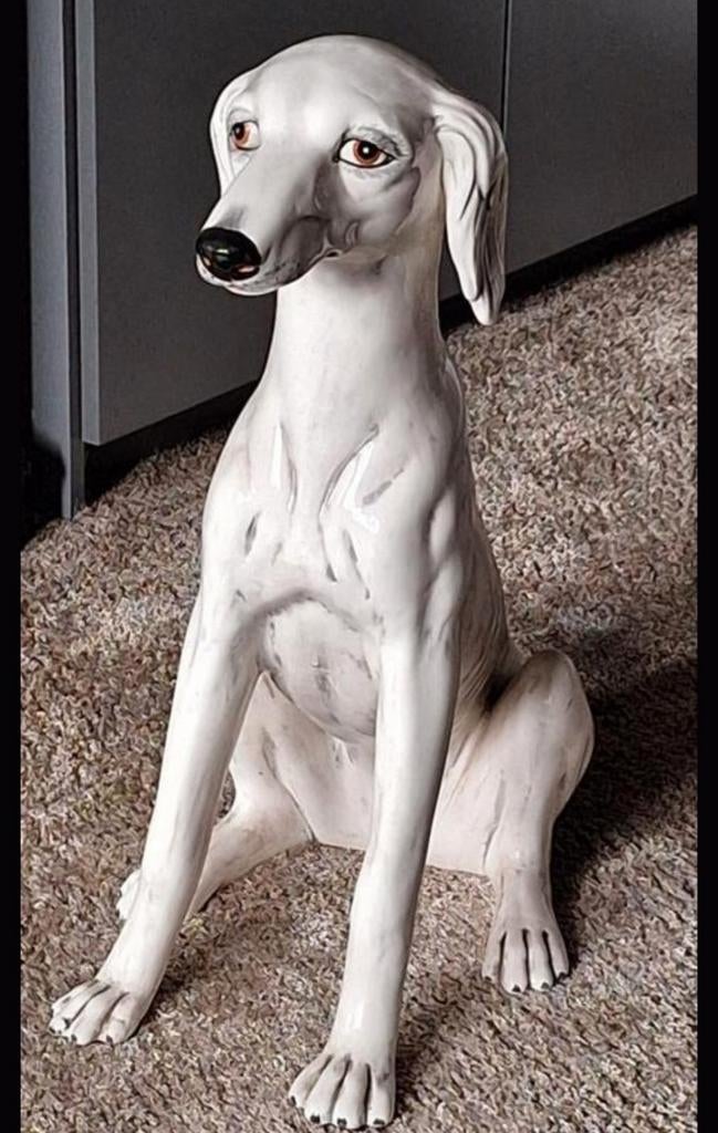 Keramiek hond Greyhound, Ophalen