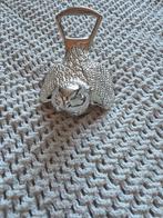 Verzilverde flessenopener in de vorm van een vogel, Ophalen of Verzenden