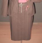 Bruine InWear rok in katoen met ceintuur, mt 36/38, Maat 38/40 (M), Bruin, Verzenden, Nieuw
