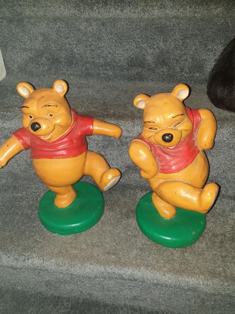 Vintage stenen whinny the pooh beelden, Ophalen, Zo goed als nieuw, Dier