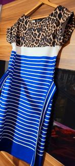 Envy Collection Jurk met Luipaardprint en Strepen, Kleding | Dames, Maat 42/44 (L), Nieuw, Ophalen of Verzenden, Knielengte