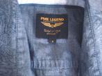 PME LEGEND🙋‍♂️ ‍️blauwe shirt korte mouw overal motief mt S, Halswijdte 38 (S) of kleiner, Zo goed als nieuw, Pme Legend, Verzenden