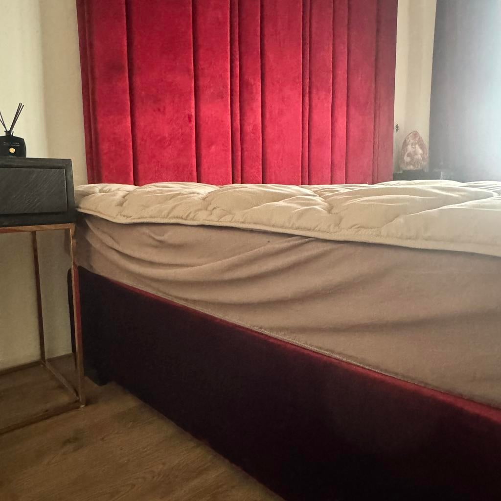 Mega King Size XXL Boxspring 220x210 Hotelkwaliteit, Huis en Inrichting, Ophalen of Verzenden, Zo goed als nieuw, Tweepersoons