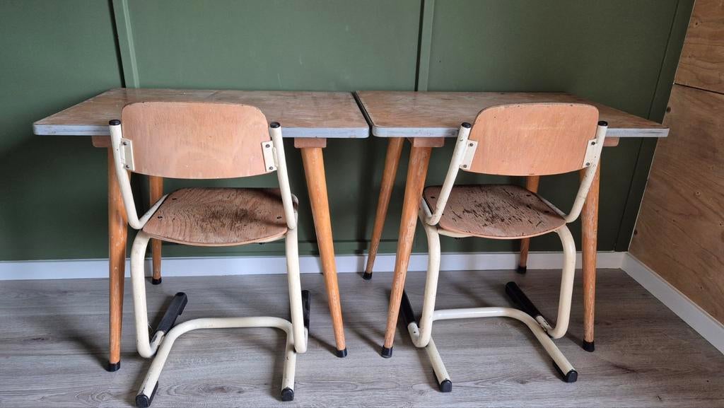 Vintage schoolset, Ophalen of Verzenden