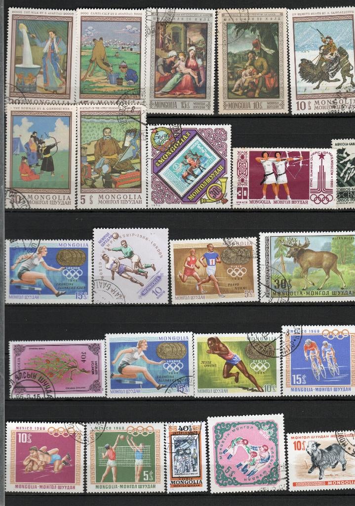 Mongolië kavel 494, Verzenden, Gestempeld, Oost-Azië