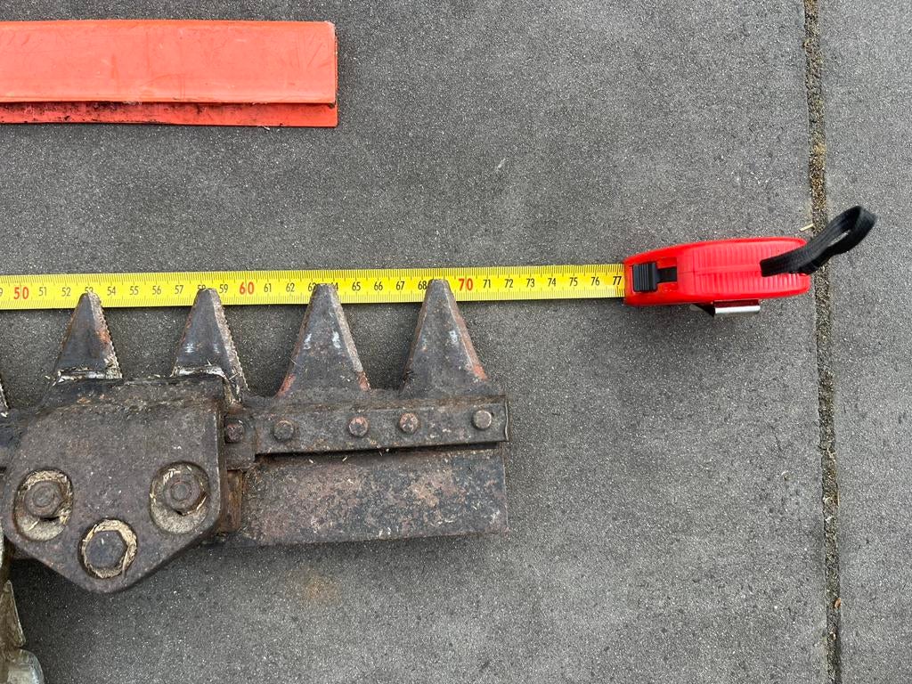 Messenbalk balkmaaier zie foto’s, Tuin en Terras, Grasmaaiers, Ophalen of Verzenden, Zo goed als nieuw, 50 cm of meer