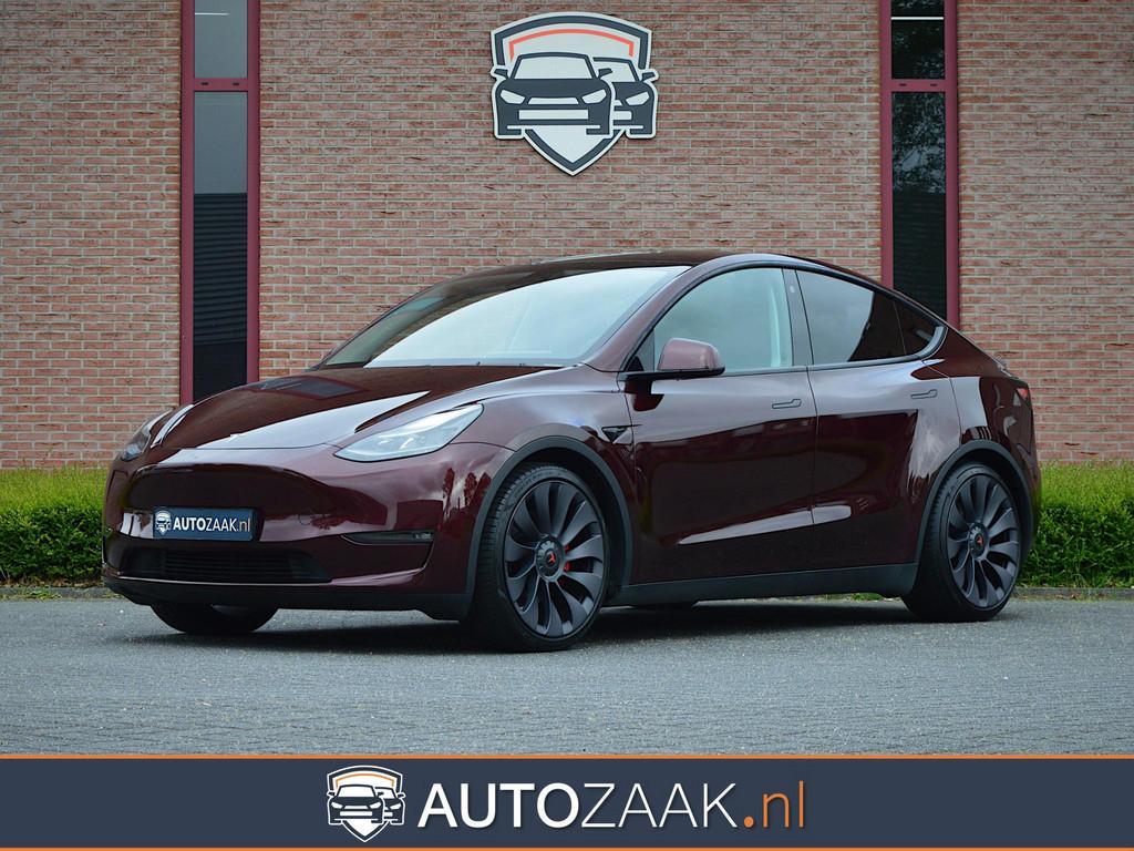 Tesla Model Y Performance AWD 75 kWh | SOH 95% | BTW, Auto's, Tesla, Automaat, Gebruikt, Zwart, 1885 kg