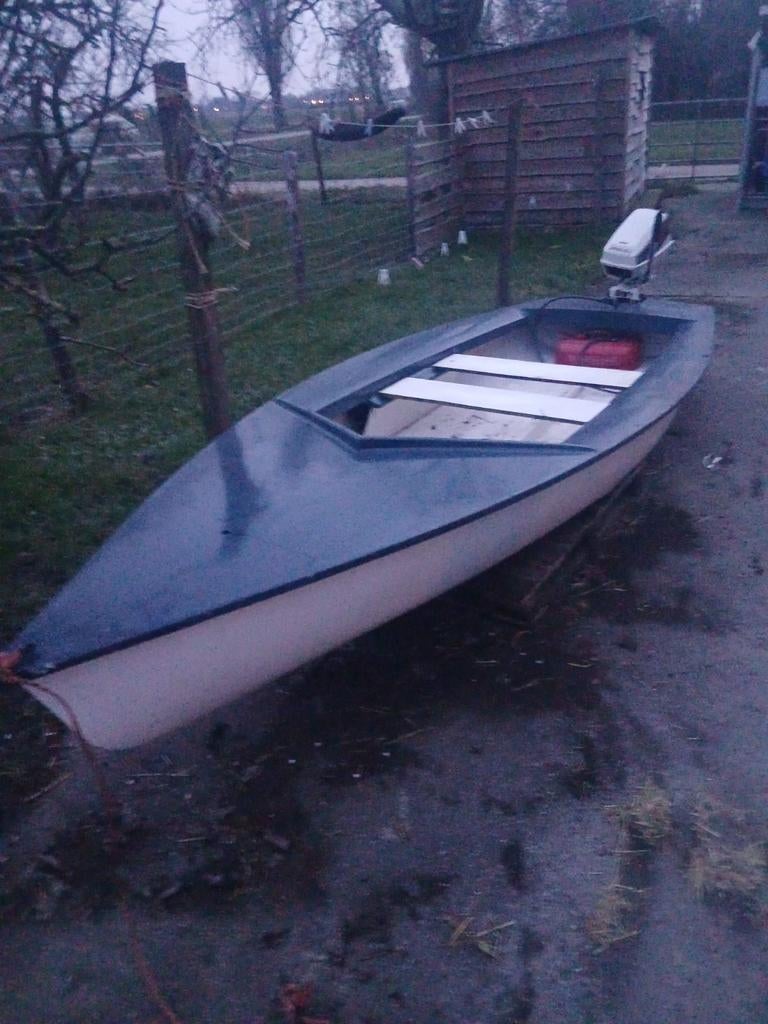 Boot met buitenboord motor, Watersport en Boten, Ophalen of Verzenden, Overige typen