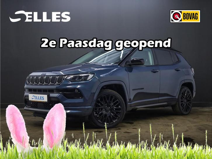 Jeep Compass 4xe 240 Plug-in Hybrid Electric S | Lederen bek, Auto's, Jeep, Bedrijf, Te koop, Compass, 4x4, ABS, Achteruitrijcamera