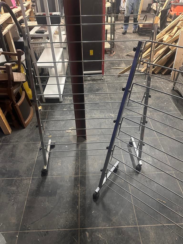 Vintage ijzeren schoenenrek, Ophalen, Gebruikt