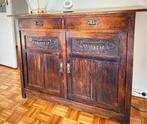 Massief eiken meubels: dressoir, ladekast en salontafel, Antiek en Kunst, Ophalen of Verzenden