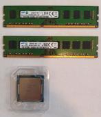 4th Gen Intel Core i7 4770 Processor+2X PC3 8GB 12800 Ram, 4-core, Ophalen of Verzenden, Zo goed als nieuw, LGA 1150