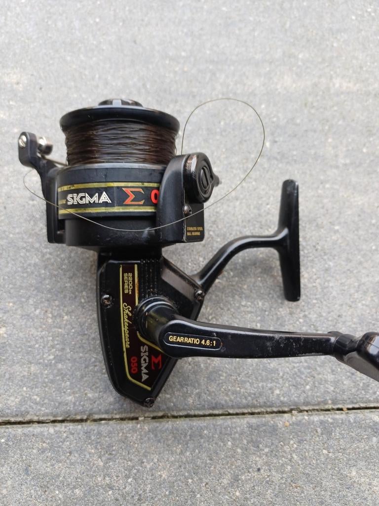 Shakespeare  sigma molen, Watersport en Boten, Hengelsport | Witvissen, Ophalen of Verzenden, Zo goed als nieuw, Molen