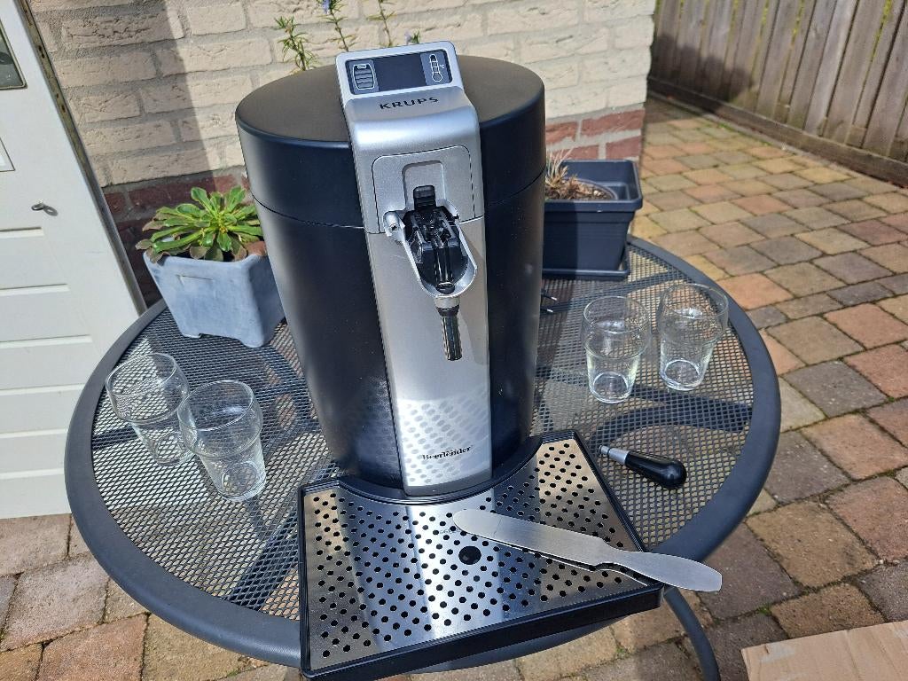 Zwarte Krups beertender, Ophalen of Verzenden, Gebruikt, Krups