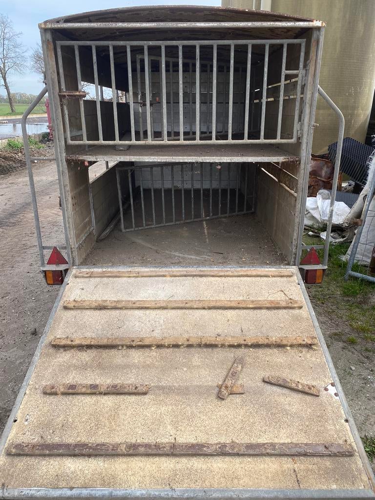 Veewagen aluminum, Dieren en Toebehoren, Vogels | Hokken en Kooien, Ophalen, Gebruikt, Aluminium, Overige typen