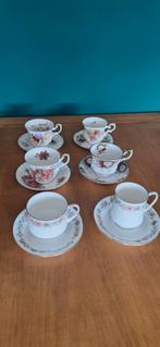 6 Royal albert kop en schotels, Ophalen of Verzenden, Zo goed als nieuw, Porselein, Kop en/of schotel