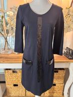 Chique Marineblauw jurk Marc Cain 36-38/nr 3, met pailletten, Kleding | Dames, Blauw, Ophalen of Verzenden, Zo goed als nieuw