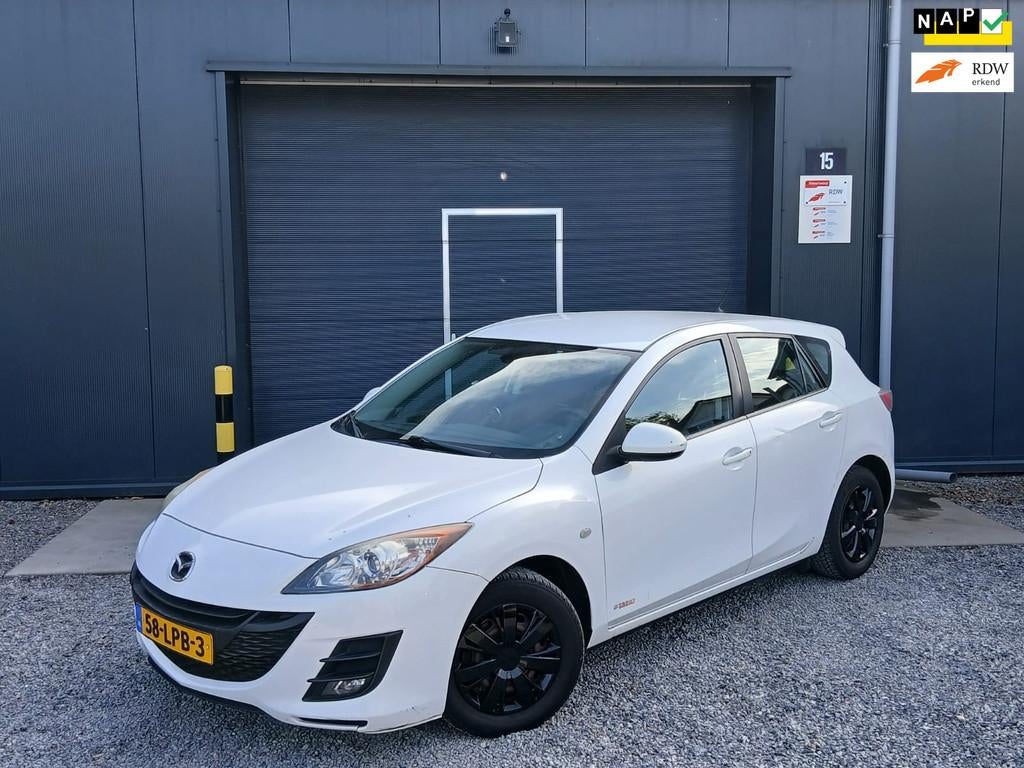 Mazda 3 1.6 GT-M Line, Stof, Gebruikt, Zwart, 4 cilinders