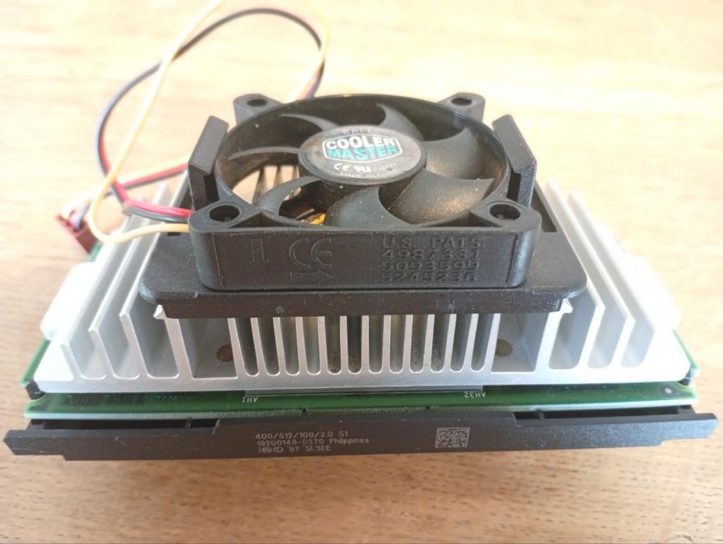 Intel pentium II processor 400 met Cooler Master koeler, Computers en Software, Ophalen of Verzenden, Gebruikt, Intel Pentium