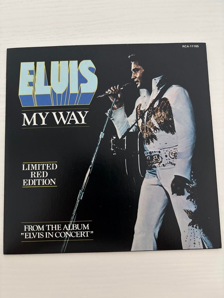 Elvis Presley - My Way - Rode Vinyl 45 toeren Single, Ophalen of Verzenden, Zo goed als nieuw, Cd of Plaat