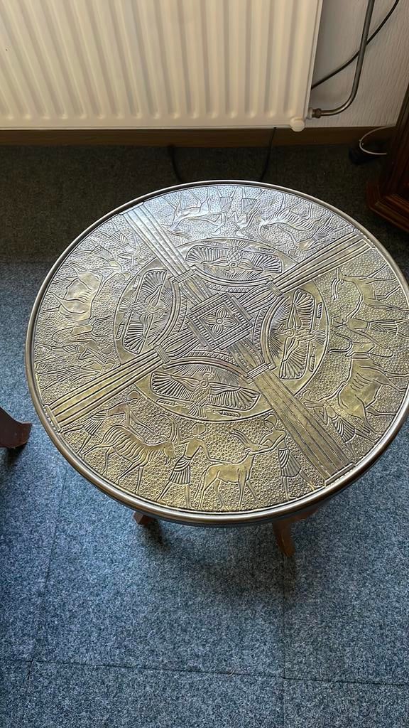 Bijzettafel, Overige materialen, Gebruikt, Rond, 55 tot 75 cm