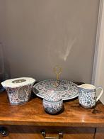 Gien Cachemire Servies Set - Suikerpot, Melkkan, Vaas & Scha, Overige materialen, Overige typen, Ophalen of Verzenden, Zo goed als nieuw