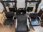 Kapper was-stoel en kappersstoelen te koop