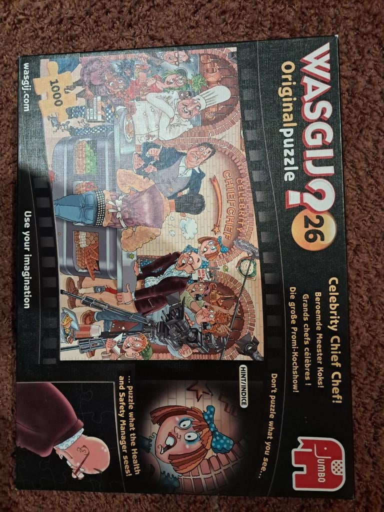 Wasgij? puzzels, zo goed als nieuw, Ophalen, 500 t/m 1500 stukjes, Zo goed als nieuw, Legpuzzel