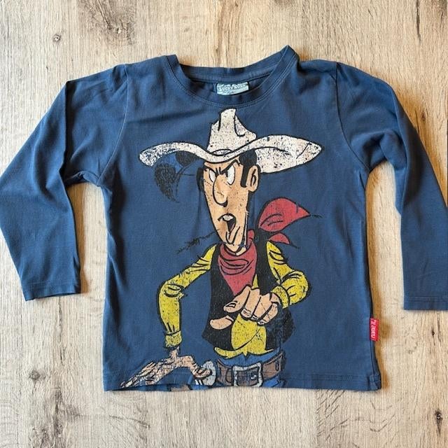 Longsleeve van Name it, Lucky Luke maat 104 zgan (N844), Kinderen en Baby's, Kinderkleding | Maat 104, Ophalen of Verzenden, Zo goed als nieuw