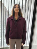 Mooi zgan jasje Liza waffle wafelstof van POM Amsterdam, Kleding | Dames, Verzenden, Paars, Maat 42/44 (L), Zo goed als nieuw