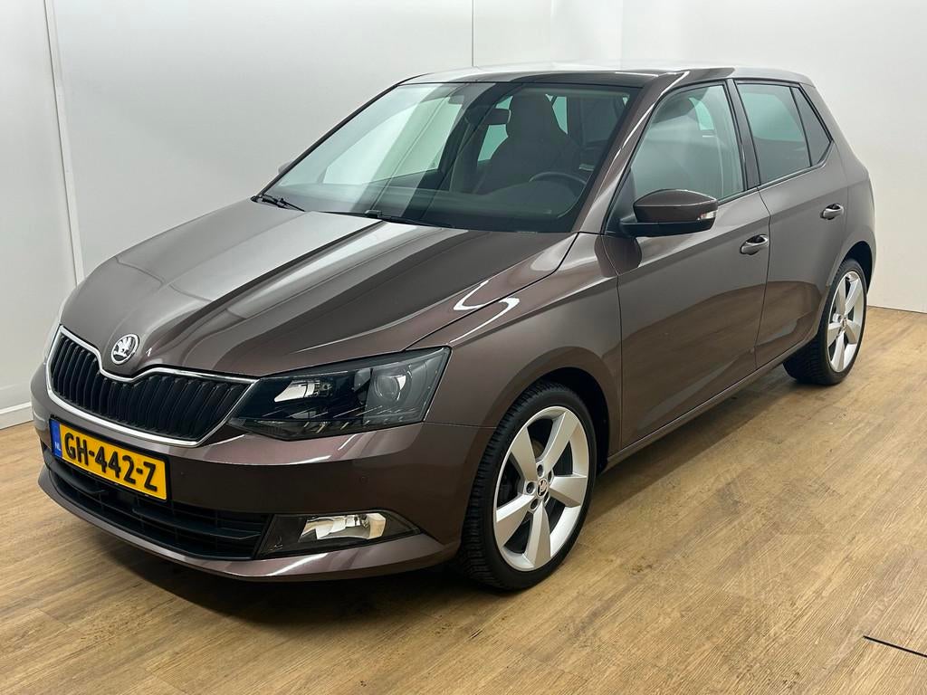 Skoda Fabia Occasion 1.2 TSI First Edition Style | Bruin | T, Auto's, Stof, 4 cilinders, Bruin, Origineel Nederlands