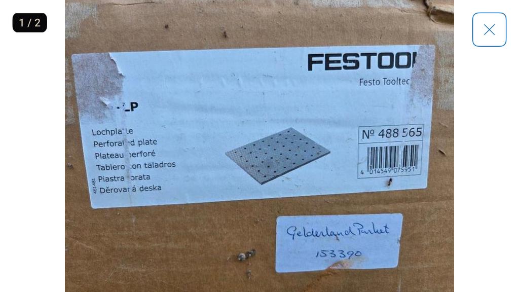 Originele Festool MFT vervangingsbladen, Ophalen, Nieuw
