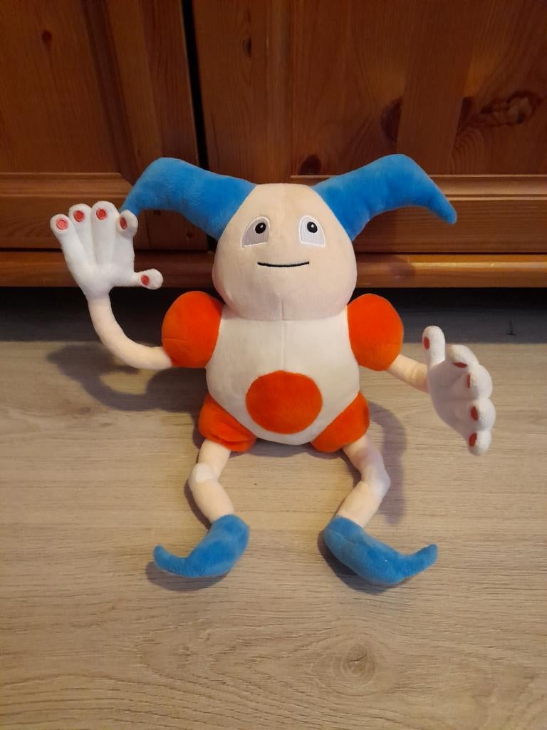Pokemon detective Mr. Mime , verstelbaar (ijzerdraad) 30cm, Hobby en Vrije tijd, Ophalen of Verzenden, Zo goed als nieuw