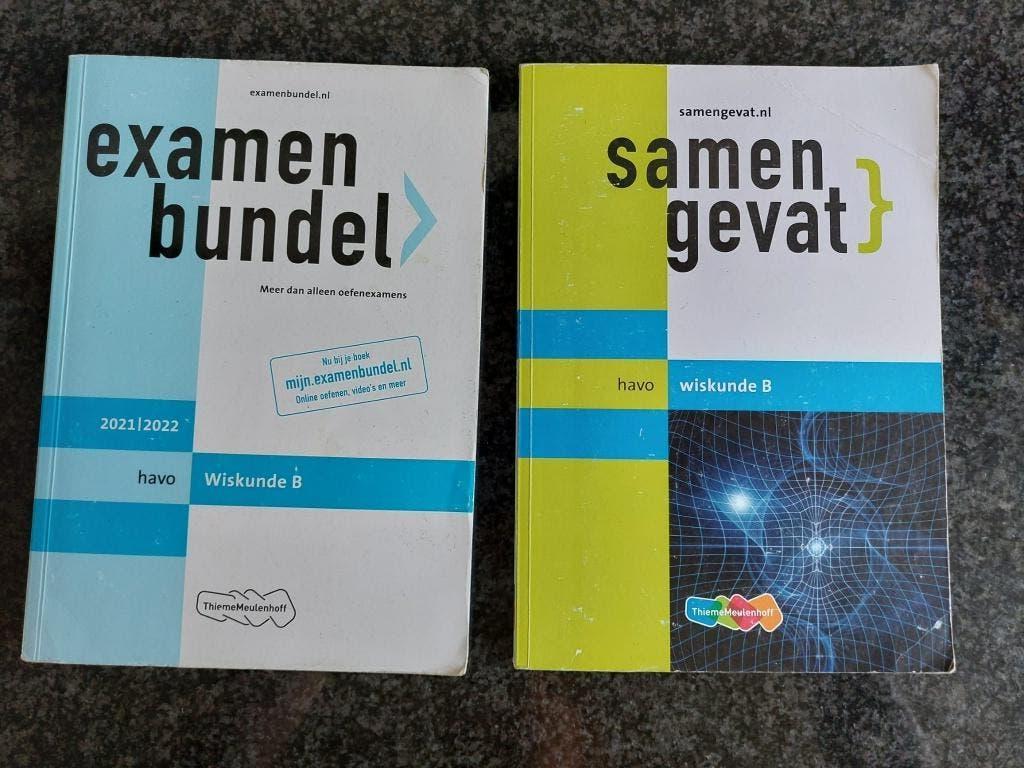 Examenbundel en Samengevat Havo Wiskunde B, Boeken, Ophalen of Verzenden, Zo goed als nieuw, HAVO, Wiskunde B