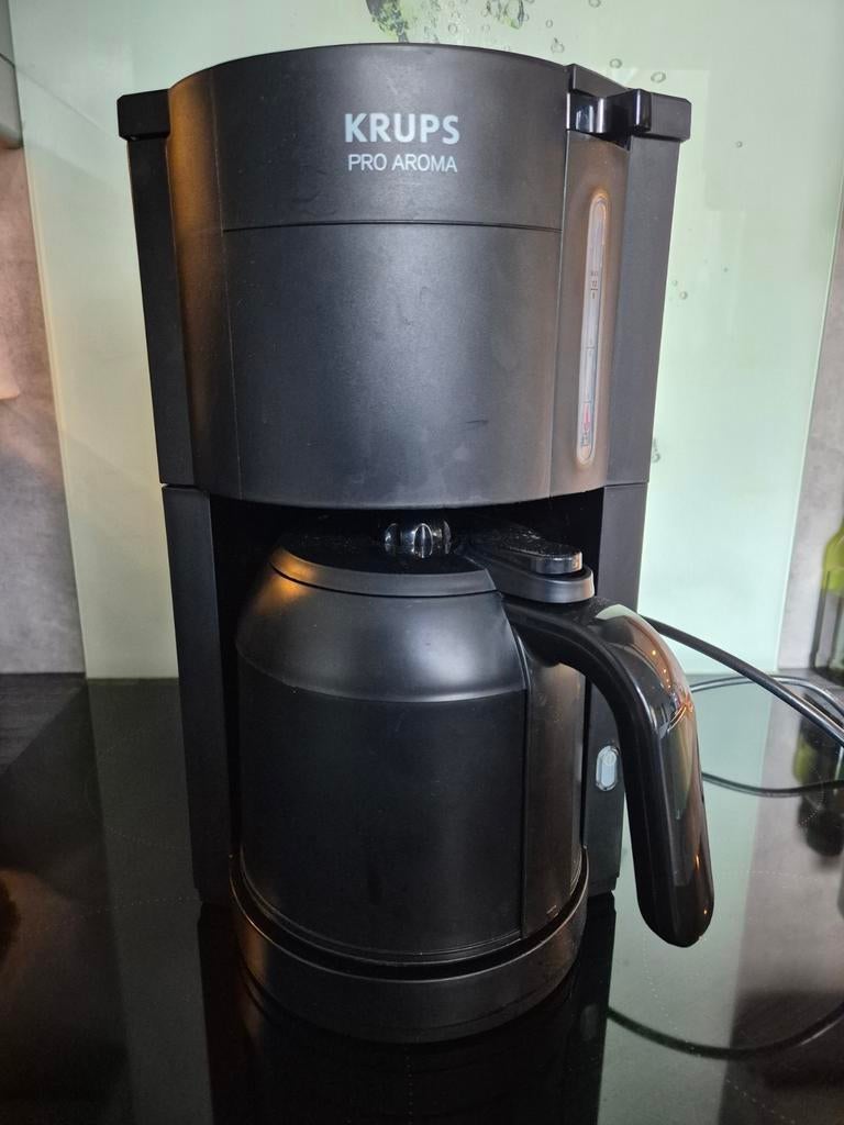 Krups Pro Aroma koffiezetapparaat met thermoskan, Ophalen, Gebruikt, 10 kopjes of meer, Koffiemachine