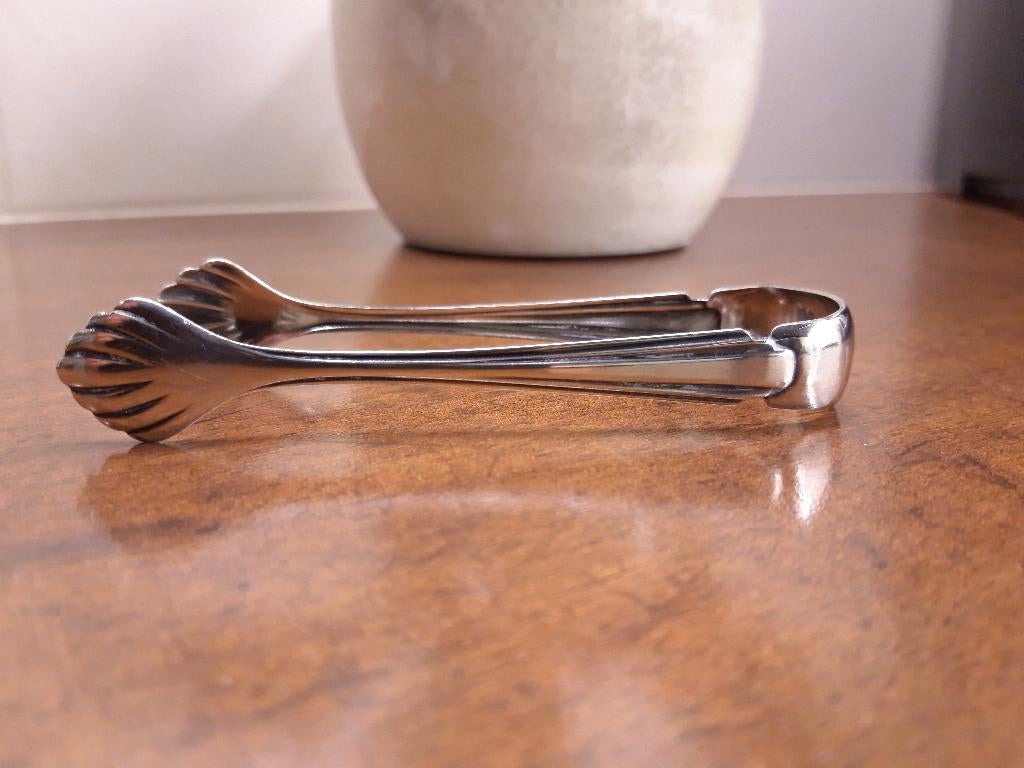Te koop: Art Deco verzilverde suikertang - Kwatta Pleet, Ophalen of Verzenden
