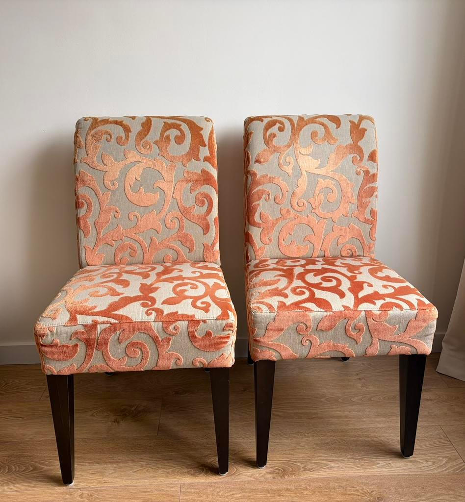 2x stijvolle eetkamerstoelen (p.p.s) moeten snel weg!, Huis en Inrichting, Ophalen, Twee, Overige kleuren, Zo goed als nieuw