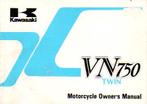 Kawasaki Vulcan VN750 Twin manual (5735z), Ophalen of Verzenden, Kawasaki
