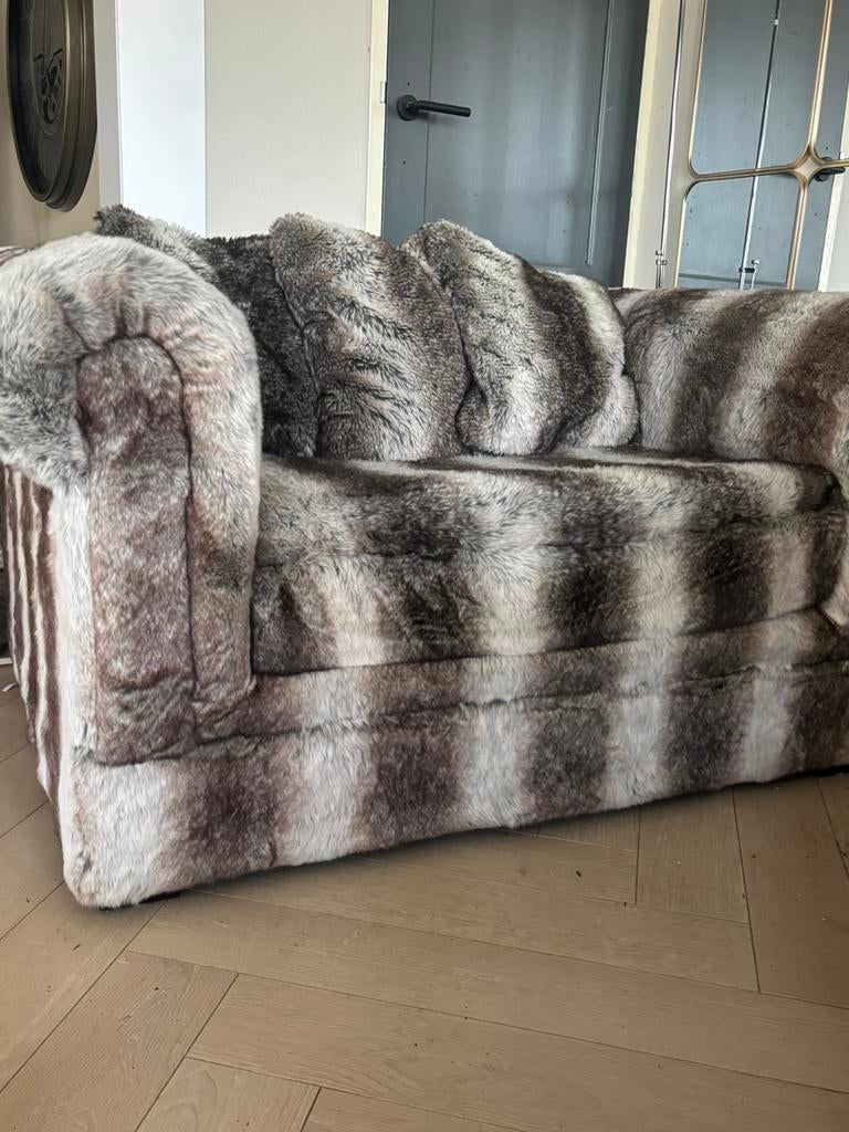 Grote teddy loveseat uniek! Lounge, Ophalen, Tweepersoons, 75 tot 100 cm, Zo goed als nieuw