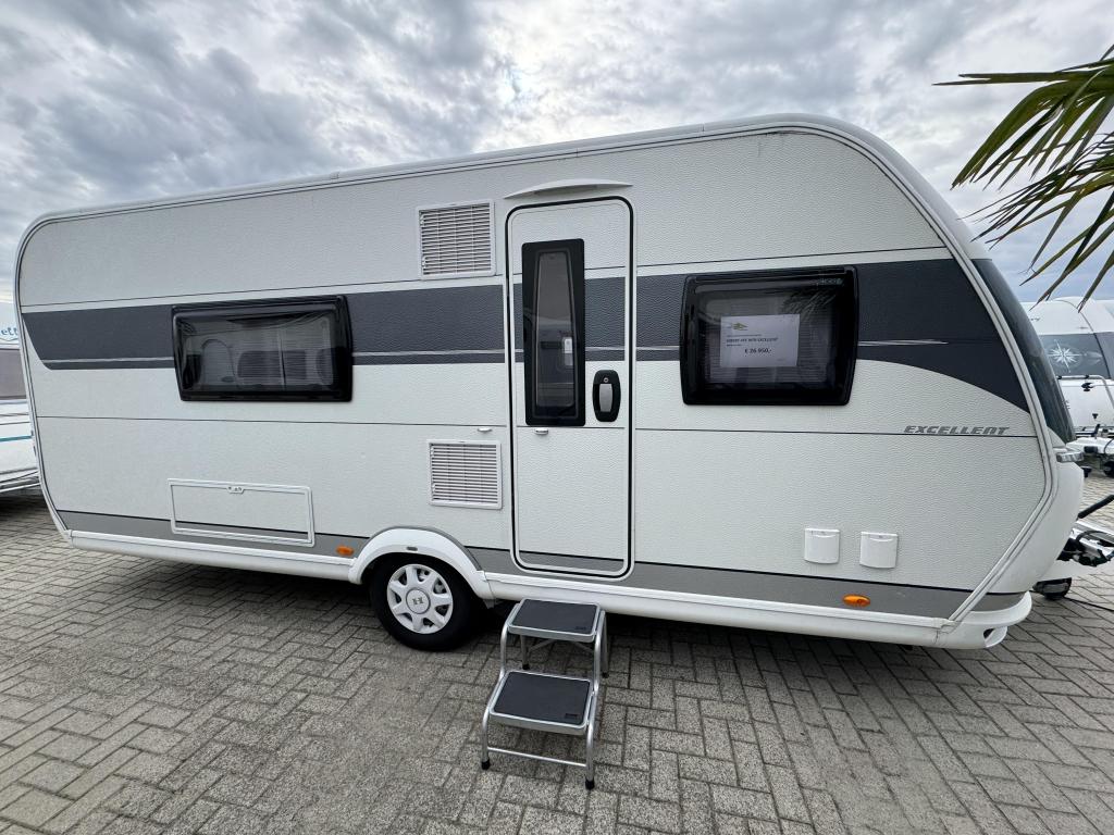 Hobby Excellent 495 WFB 2022 Mover/Voortent, Caravans en Kamperen, Overige typen, Standaardzit, Hobby, Bedrijf