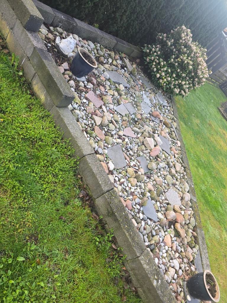 Kiezelstenen, Tuin en Terras, Grind, Keien en Split, Ophalen of Verzenden, Gebruikt