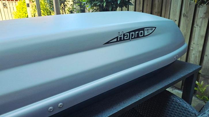 Te huur: extra grote dakkoffer 220 x 90 x 43 cm, 550 liter, Auto diversen, Dakkoffers, Ophalen