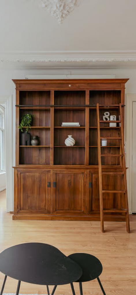 Maison Riviera Boekenkast, Huis en Inrichting, Ophalen, Zo goed als nieuw, 25 tot 50 cm, 200 cm of meer