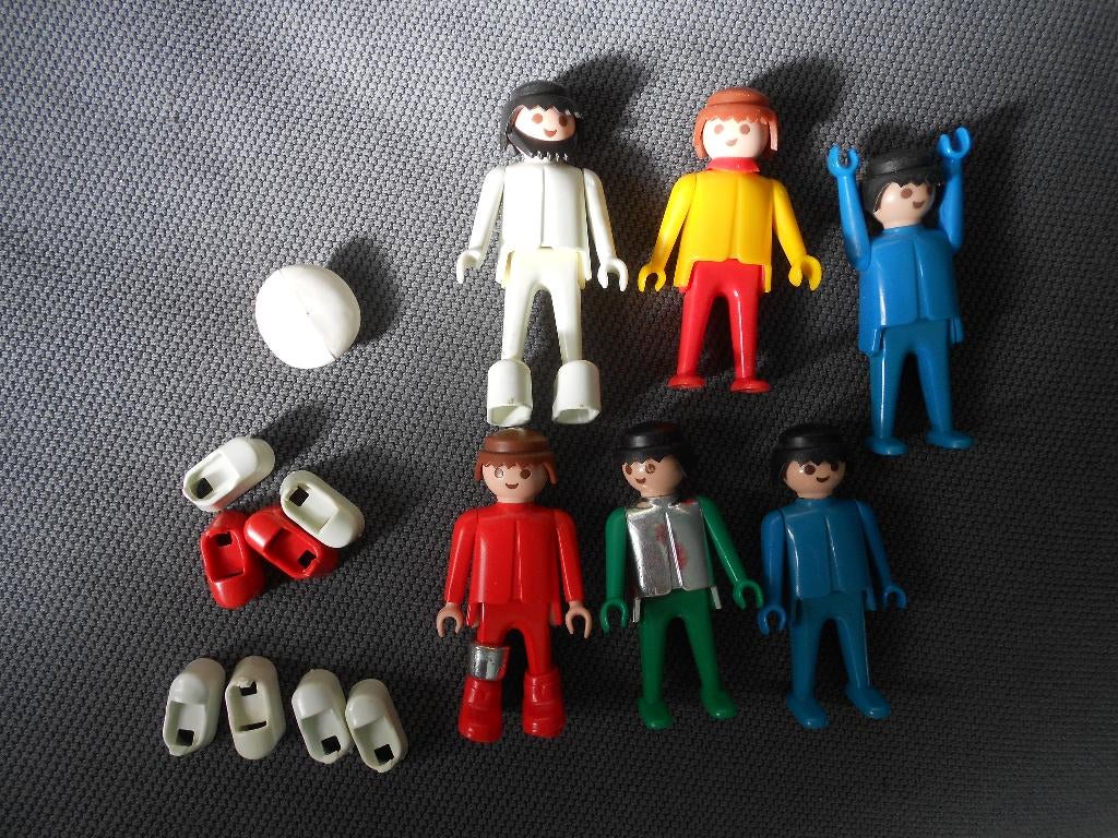 6 playmobil poppetjes geobra 1974, Ophalen, Gebruikt